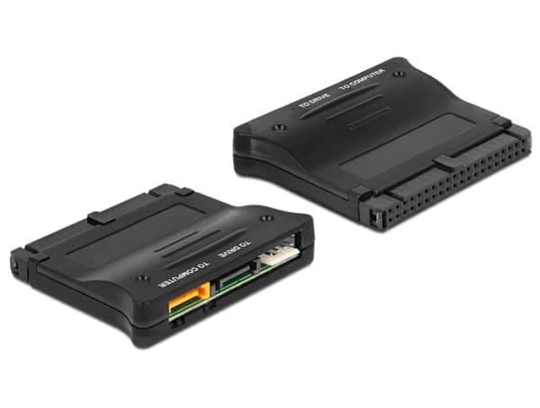 DeLOCK Converter IDE > SATA / SATA > IDE - Diskkontroller - ATA-133 / SATA 1.5Gb/s - SATA, Ultra ATA/133