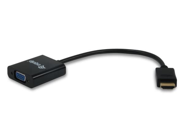 Equip 11903607, HDMI, VGA, Hane/Hona, Svart