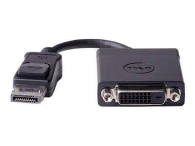 Dell DisplayPort to DVI Single-Link Adapter - Bildskärmsadapter - DisplayPort (hane) till DVI-D (hona) - för Latitude 54XX, 7214, 7414; OptiPlex 30XX
