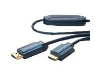 MicroConnect - Video/lydkabel - DisplayPort (hann) til HDMI (hann) - 20 m