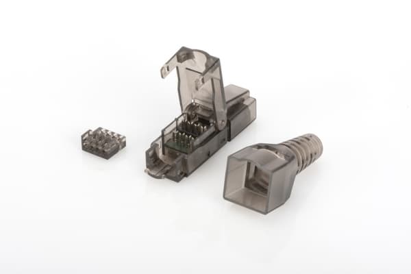 Digitus DN-93633, RJ-45, Svart, Cat6a, 11,7 mm, 67,8 mm, 15,8 mm