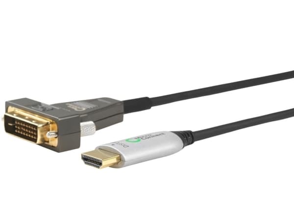 Microconnect HDM1924150OP, 50 m, DVI-D, HDMI Type A (Standard), Hankjønn, Hankjønn, Rett