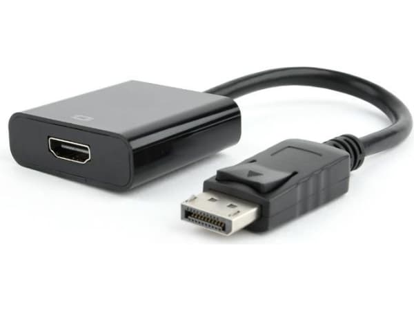 GEMBIRD AB-DPM-HDMIF-002 Gembird Displayport male to HDMI female adapter, 10cm, black, blister