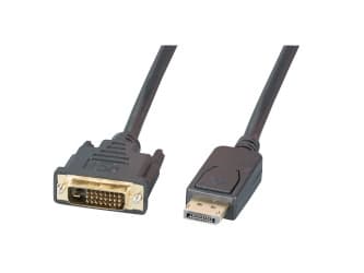 EFB Elektronik K5564SW.2V2, 2 m, DisplayPort, DVI, Hankoppling, Hankoppling, Rak