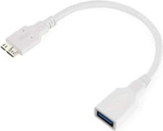 Adapter USB Savio CL-87 microUSB 3.0 - USB Biały (SAVIO CL-87)