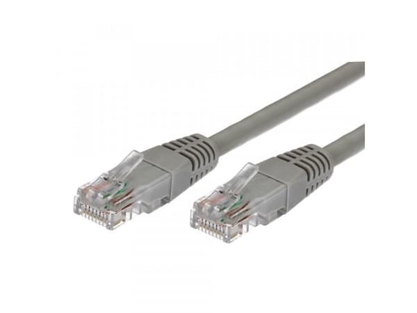 Cat. 5e RJ45 UTP copper patchcord 1.5m gray