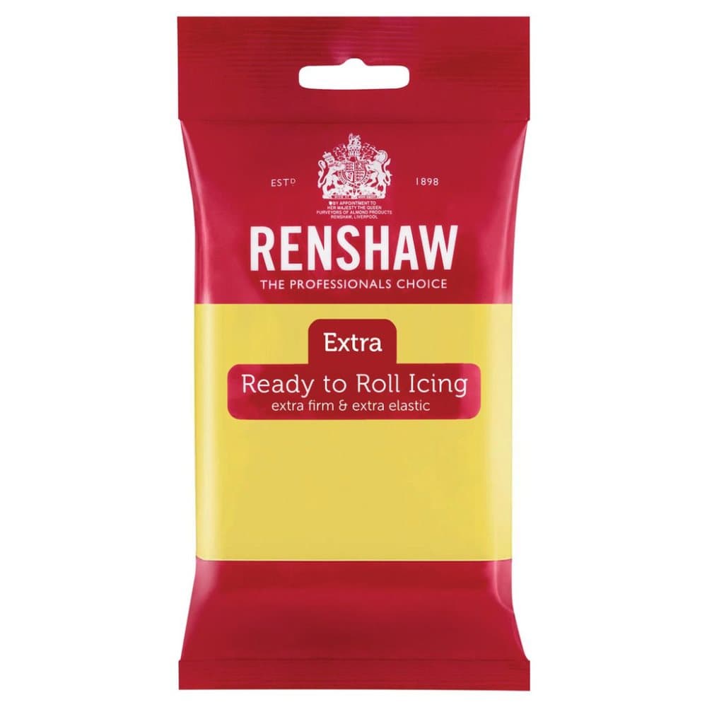 Renshaw Rolled Fondant Extra 250g -Pastel Yellow