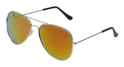 Solglasögon UV / Aviator - Pilot Glasögon Spegelglas - Orange
