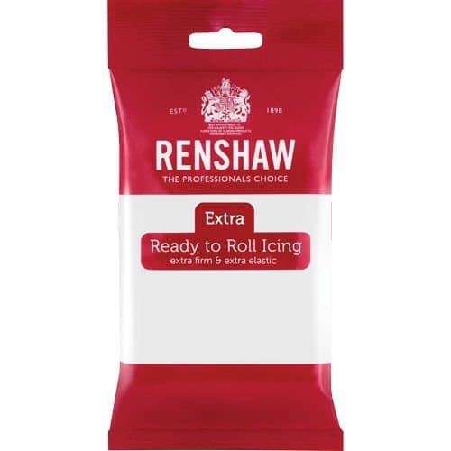Vit Sockerpasta 250 g - Renshaw Extra