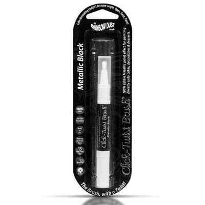 RD Click-Twist Brush® Food Paint - Metallic Black