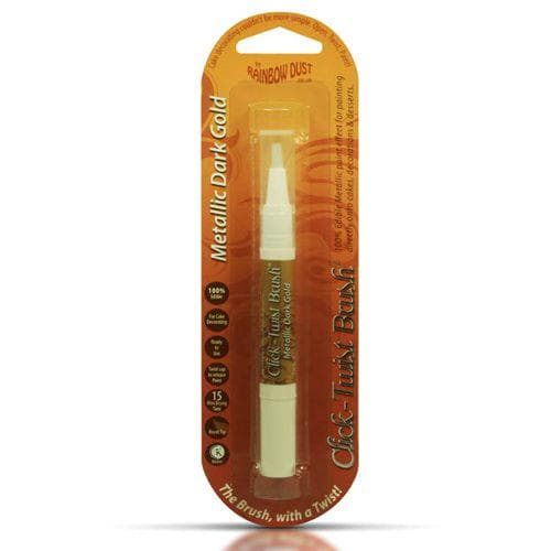 RD Click-Twist Brush® Food Paint - Metallic Dark Gold