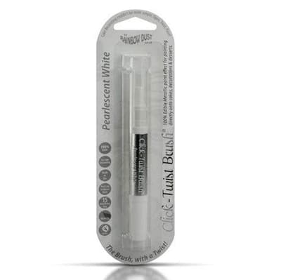 RD Click-Twist Brush® Food Paint - Pearlescent White