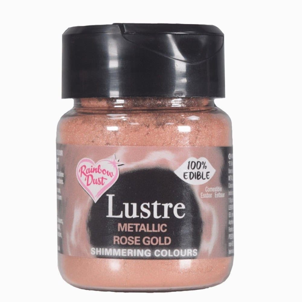 RD Edible Lustre - Metallic Rose Gold 20g