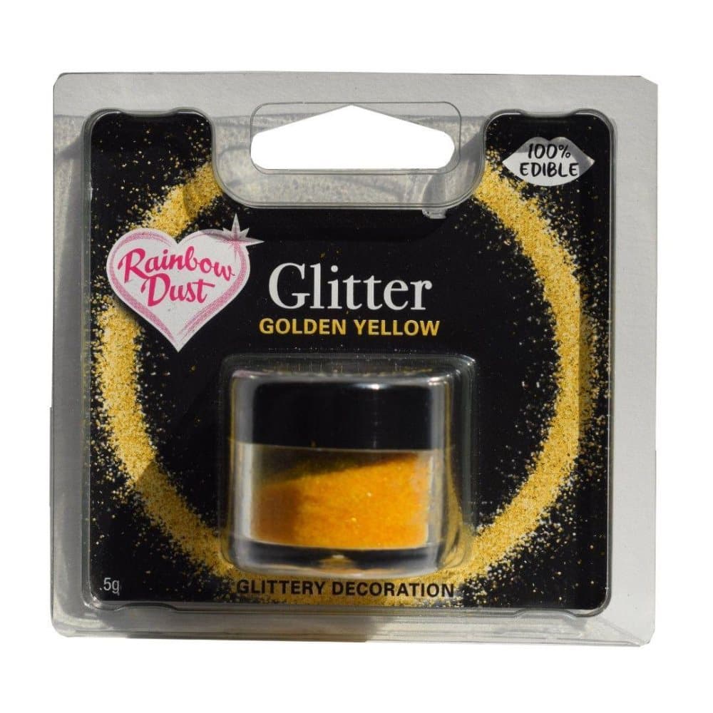 RD Edible Glitter -Golden Yellow- 5g