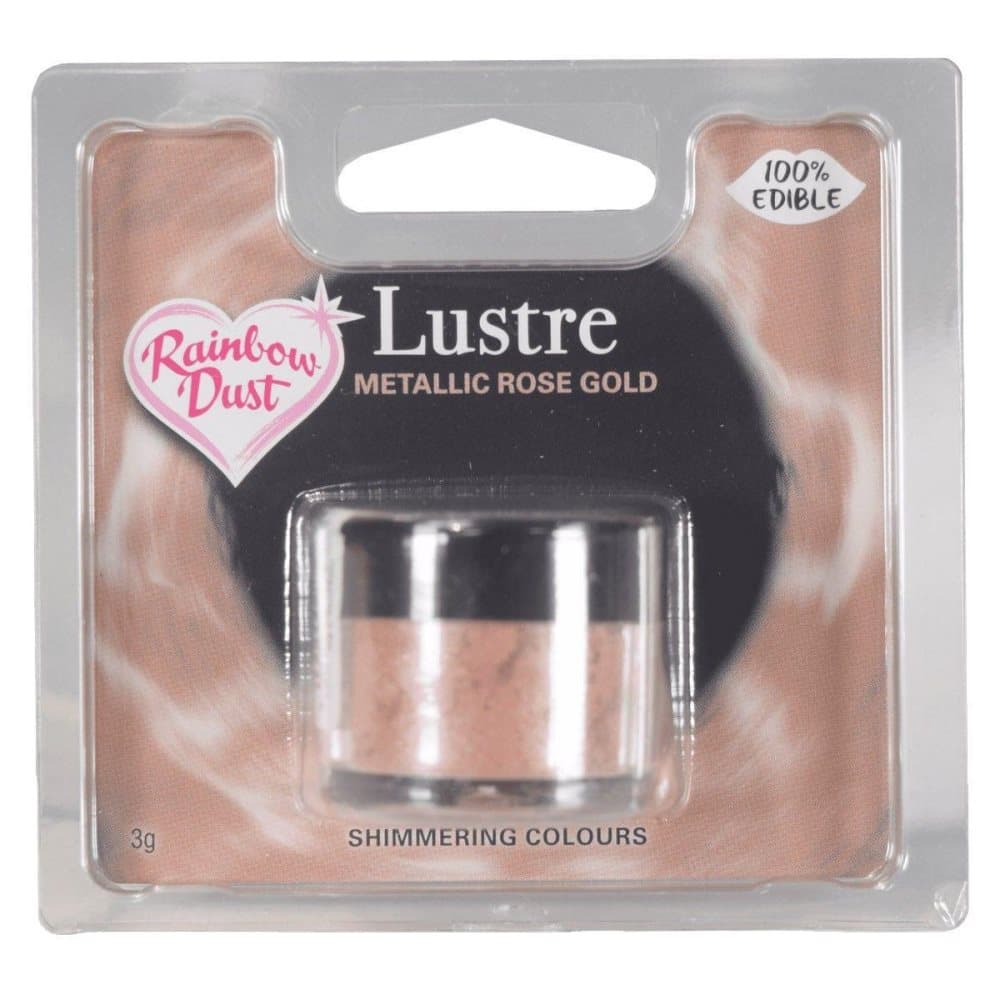 RD Edible Lustre - Metallic Rose Gold 3g