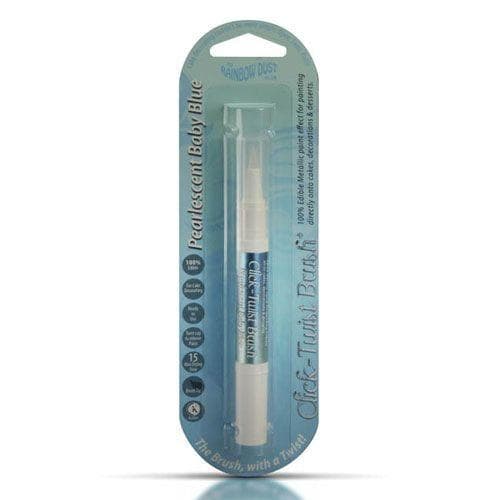 RD Click-Twist Brush® Food Paint - Pearlescent Baby Blue