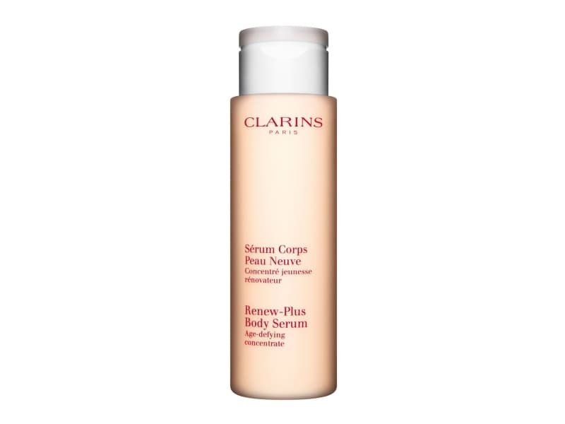 Clarins Renew-Plus, Kroppsserum, Kvinna, Universal, Fuktgivande, Shine, Mjukgörande, Flaska, AQUA/WATER/EAU, GLYCERIN, BUTYLENE GLYCOL, ALCOHOL, CORY