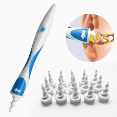 Skruvad waxremover öron