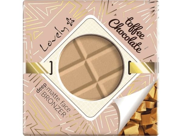 Lovely Toffee Chocolate Deep Matte Face Bronzer choklad brunkräm för ansikte och kropp 9 g