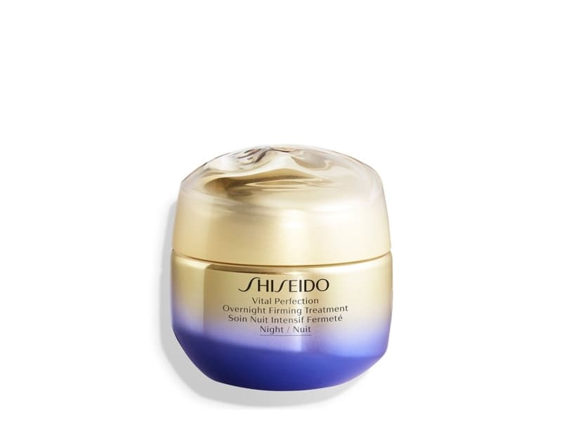 Shiseido Vital Perfection Overnight Firming Treatment, Kvinner, Universell, Oppstrammende, Oppløftende, Behandling, Krukke, 1 stykker, 50 ml
