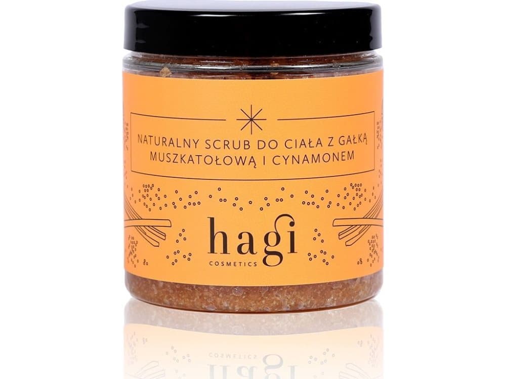 Hagi Hagi, Natural body scrub with nutmeg and cinnamon, 280 g