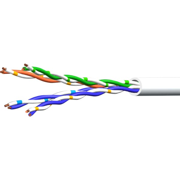 Kat 5 U/UTP Pvc Hvit