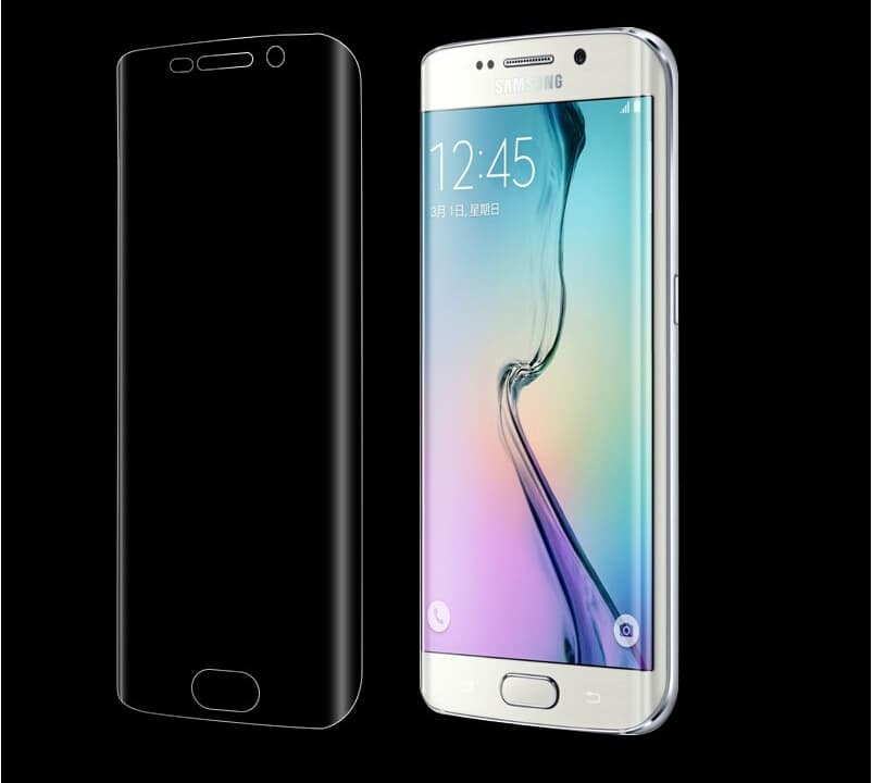 Heltäckande Skärmskydd Till Galaxy S6 EDGE 2-Pack Retail