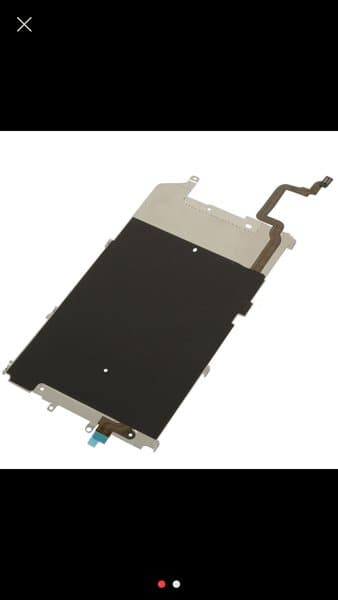 iPhone 6plus metallskena med hemknappsflexkabel