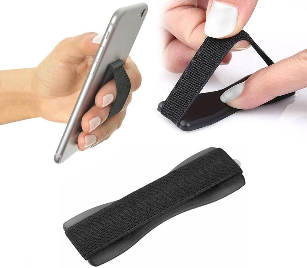 3-Pack - Hållare / Grepp för Mobil / Mobilring (Svart)