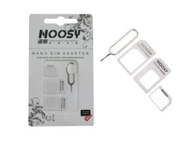 SIM adaptrar / Nano SIM / Micro SIM + Luckpinne till iPhone