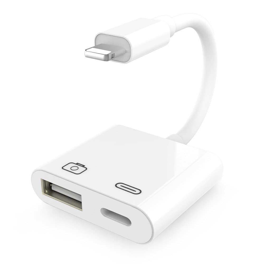 Lightning kompatibel USB 3.0-kameralæser til iPad / iPhone