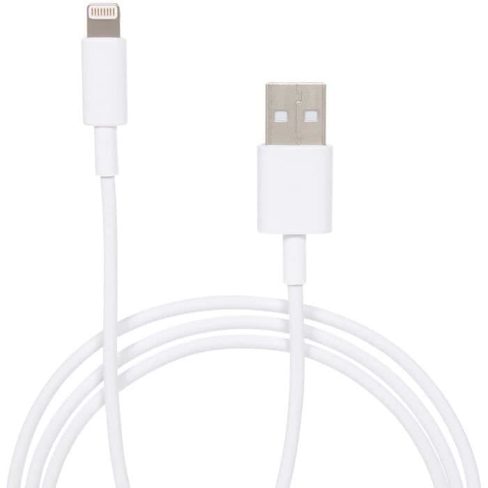 CONTINENTAL EDISON MFI Certified Lightning Iphone-kabel - 1m - Hvid