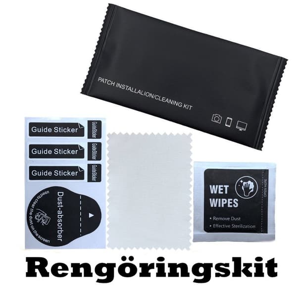 Rengöringskit mobil - mikrofiberduk, spritservett och dammabsorberare