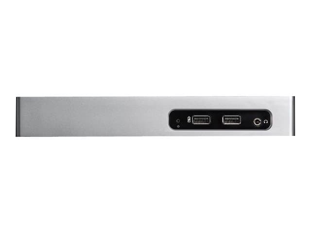 StarTech.com USB 3.0 Docking Station - Dual Monitor Laptop Dock with HDMI & DVI/VGA - 6x USB Type-A Hub, GbE - Universal Windows & Mac - Dokkingstasj