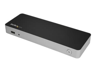 StarTech.com USB C Dock - 4K Dual Monitor HDMI & DisplayPort USB Type-C Docking Station - 60W Power Delivery, SD, 4-port USB 3.0 Hub, GbE (DK30CHDPPD