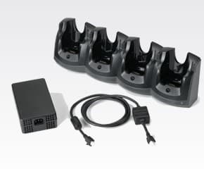 Zebra Four Slot Ethernet Charging Cradle Kit - Dokkingstasjon - Ethernet - for Zebra MC55, MC5574, MC5590, MC55A0, MC55A0-HC, MC55N0, MC55X, MC65, MC