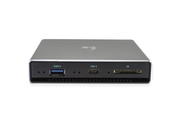 i-tec C31HDD4KDOCKPD, Koblet med ledninger (ikke trådløs), USB 3.2 Gen 1 (3.1 Gen 1) Type-C, 85 W, Svart, SD, HDD & SSD