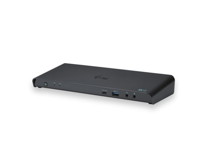 i-tec CATRIPLE4KDOCKPD, Koblet med ledninger (ikke trådløs), USB 3.2 Gen 1 (3.1 Gen 1) Type-C, 85 W, 3,5 mm, 10,100,1000 Mbit/s, Svart