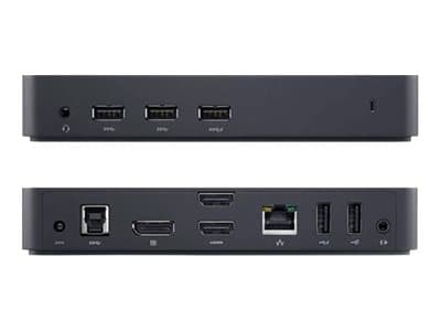 Dell D3100 - Dokkingstasjon - USB - 2 x HDMI, DP - GigE - for Inspiron 15 Gaming 7567; Latitude 13 7350
