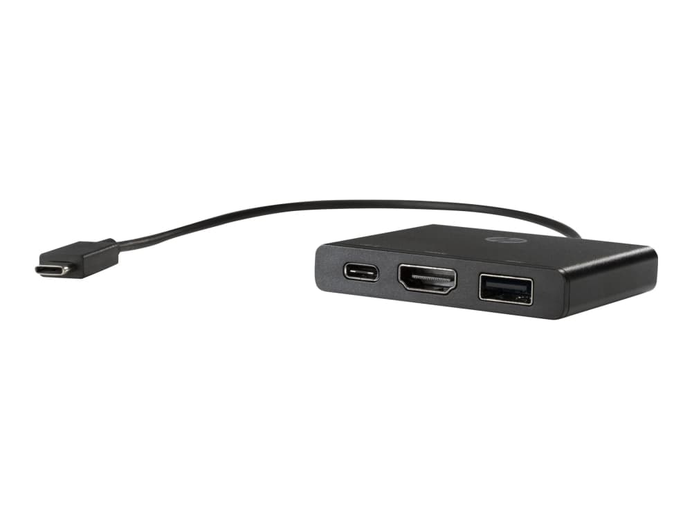 HP Multi-port Hub - Dokkingstasjon - USB-C - Europa - for Chromebook 14; ENVY 13, 17; Pavilion 13, 14, 15; Pavilion Gaming 15, 17; Pavilion x360