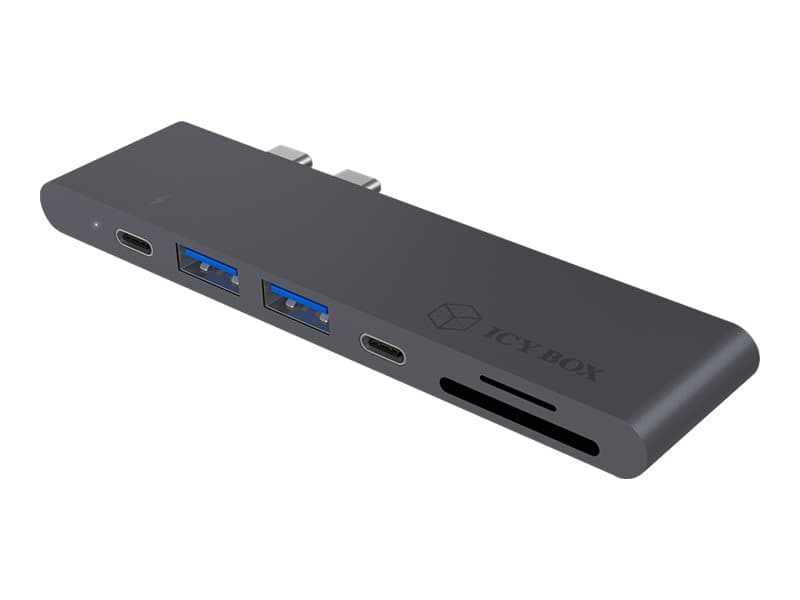 RaidSonic ICY BOX IB-DK4037a-2C - Dokkingstasjon - USB-C / Thunderbolt 3 - HDMI