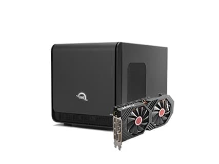 OWC Helios FX eGPU Thunderbolt 3 station/replicator + XFX AMD Radeon RX 580 GTS graphics card (OWCHELFXRX580)