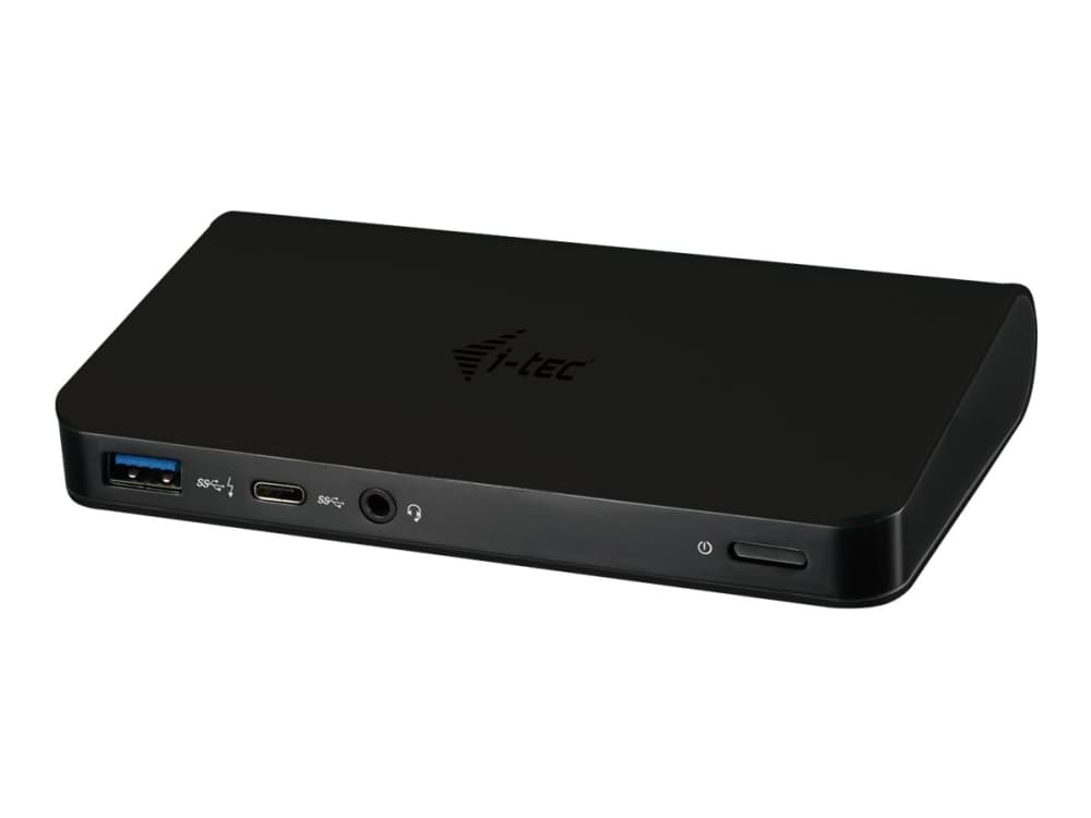 i-Tec USB-C Dual Display (MST) Docking Station - Dokkingstasjon - USB-C - HDMI, Mini DP - GigE - 100 watt