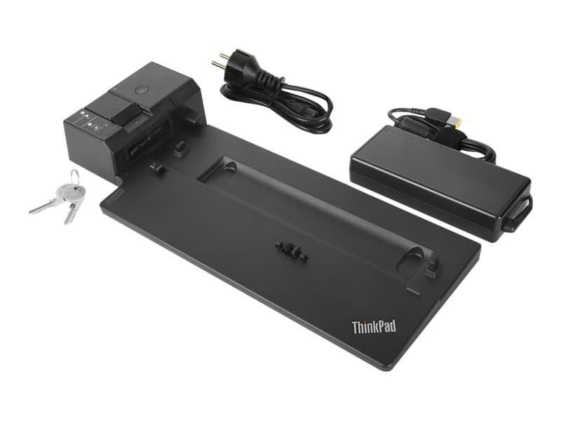 Lenovo ThinkPad Pro Docking Station - Dokkingstasjon - 2 x DP - 135 watt - Storbritannia - for ThinkPad A285 20MW, 20MX; A485 20MU, 20MV; P52s 20LB,