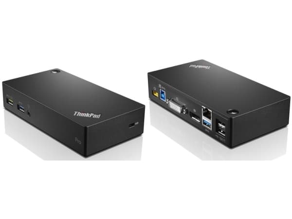 Lenovo 03X6898, Koblet med ledninger (ikke trådløs), USB 3.2 Gen 1 (3.1 Gen 1) Type-A, 3,5 mm, 10,100,1000 Mbit/s, Svart, Lenovo