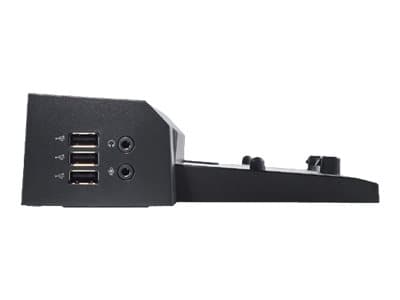 Dell E-Port II Advanced - Portreplikator - VGA, 2 x DP - 130 watt - for Latitude E5270, E5450, E5470, E5550, E5570, E7240, E7250, E7270, E7440, E7450