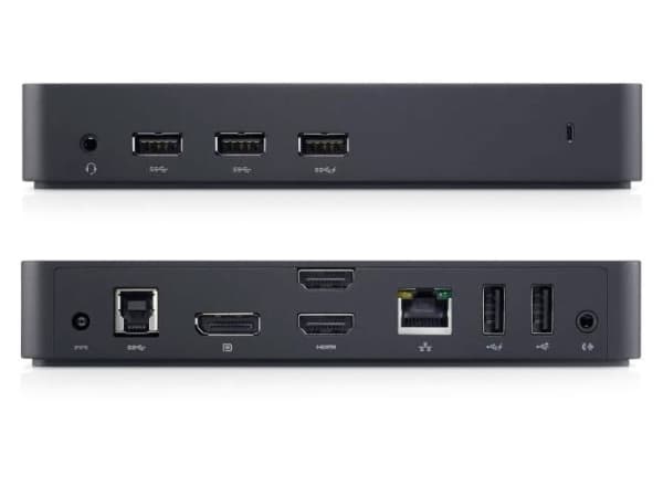 DELL 452-BBOP, Kabel, USB 3.2 Gen 1 (3.1 Gen 1) Type-A, 3,5 mm, 10,100,1000 Mbit/s, Svart, Kensington