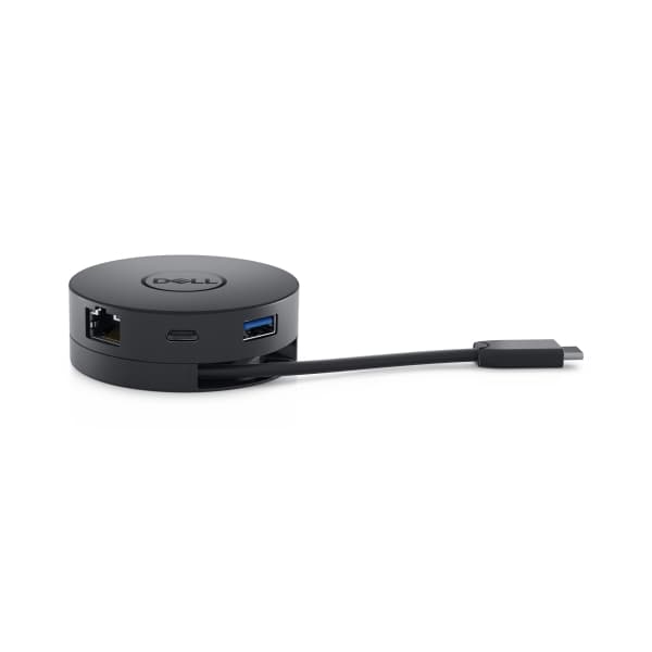 DELL DA300, Kabel, USB 3.2 Gen 2 (3.1 Gen 2) Type-C, 10,100,1000 Mbit/s, Svart, 3840 x 2160 pixlar, Dell