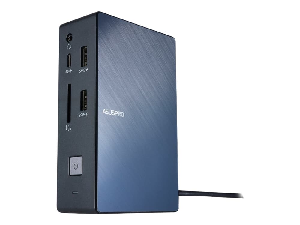 ASUS SimPro Dock - Dokkingstasjon - USB-C - VGA, HDMI, 2 x DP - GigE - 120 watt - Storbritannia - for ASUSPRO B9; P4; Chromebook Flip C433TA; ExpertB