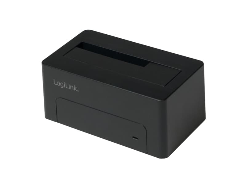 LogiLink QP0026, Harddisk, SSD, SATA, Serial ATA II, Serial ATA III, 2.5,3.5", USB 3.2 Gen 1 (3.1 Gen 1) Type-B, 5 Gbit/s, Svart